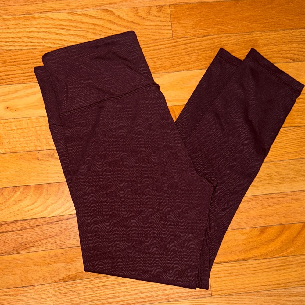 Zyia Maroon Leggings